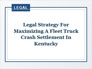 A Kentucky Fleet Truck Crash Settlement Guide