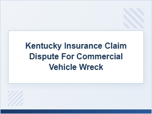 Navigating Kentucky Commercial Truck Insurance Disputes